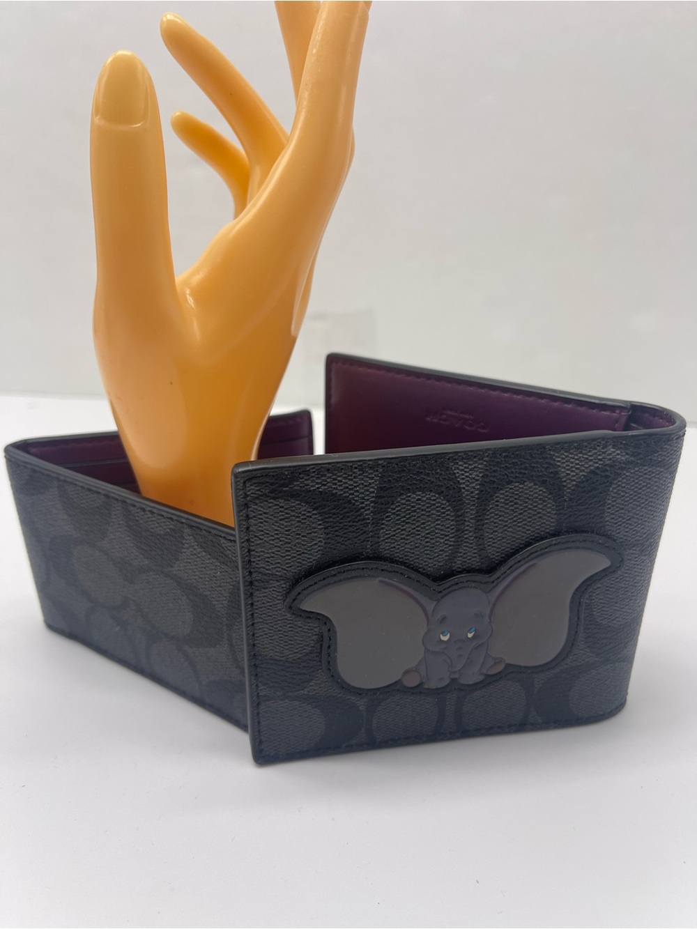 Coach 3 in 1 Signature Disney X Wallet Dumbo 91654 Charcoal Plum Multi
NWT - Picture 10 of 16